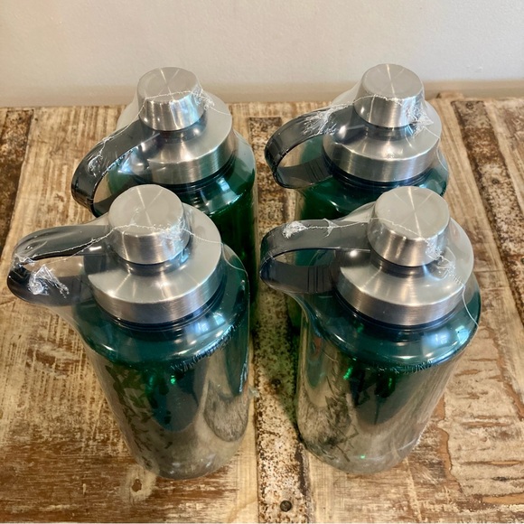 4 32oz Green Camping Water Bottles “Home is Where the Campfire Is” Ozark Trail - Picture 6 of 14